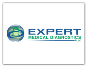 logo for expert medical diagnostics pllc